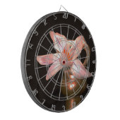 クロッカスの花 ダーツボード (正面左)