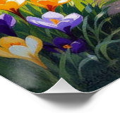 クロッカスの花 ポスター (コーナー)