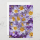 クロッカスウォーターの色 招待状 (正面/裏面)