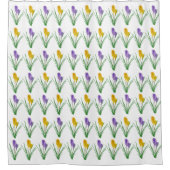 クロッカスシャワーカーテン シャワーカーテン (正面)