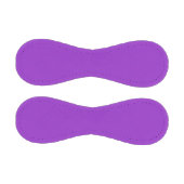 クロッカスパープル無地のカラー 野球ボール (パネル)