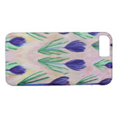 クロッカスフラワーアップルiPhone 7スリムメープルウッドケース Case-Mate iPhoneケース (裏面(横))