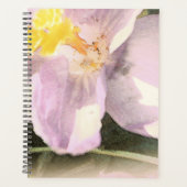 クロッカスフラワーウォーター絵画カラー プランナー手帳 (正面)