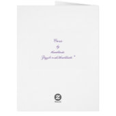 クロッカスフラワーカード (裏面)