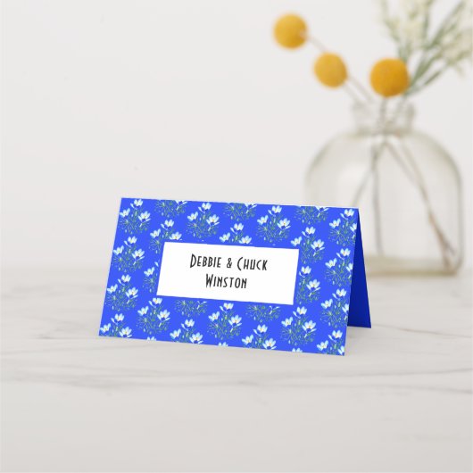 クロッカスフラワーズ座席表テント プレイスカード (正面)