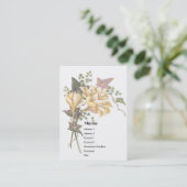 クロッカス及びキヅタのビクトリア時代の人貿易カード 名刺 (スタンド正面)