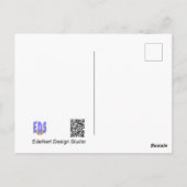 クロッカス母の日はがき ポストカード (裏面)