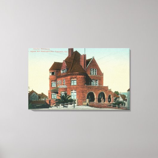 クロッカーレジデンスの外観 キャンバスプリント (正面)