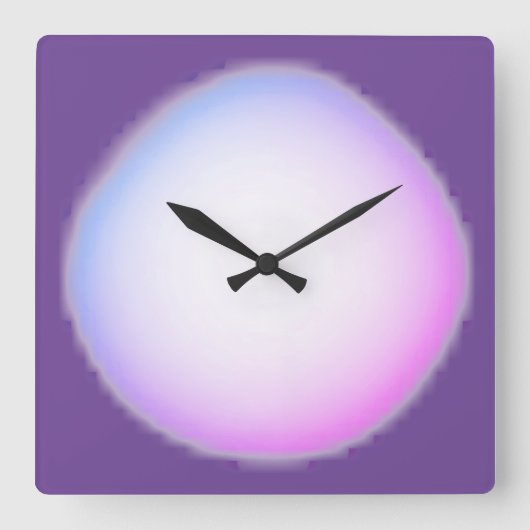 クロックアート＆デザイン スクエア壁時計 (正面)