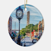 クロックインダウンタウンケープジラードーオーナメント セラミックオーナメント (左)