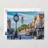 クロックインダウンタウンケープGirardeauポス空白のトカード ポストカード (正面/裏面)