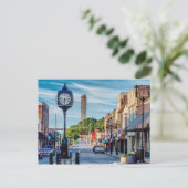 クロックインダウンタウンケープGirardeauポス空白のトカード ポストカード (スタンド正面)