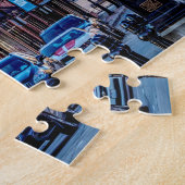 クロックインダウンタウンケープGirardeau ジグソーパズル (側面)