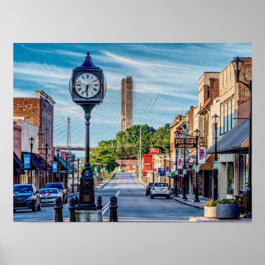 クロックインダウンタウンケープGirardeau ポスター (正面)