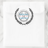 クロックカウンティフーリガンラウンドステッカー ラウンドシール (バッグ)