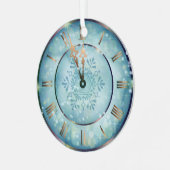 クロッククリスマスマンダラ メタルオーナメント (正面左)