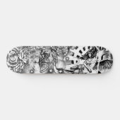 クロックコンパスエンジェルフラッグバラデッキスケートボード スケートボード (横)