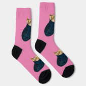 クロックシューズの寝台子猫、クルーソックス ソックス (右)