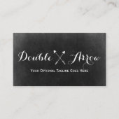 クロックスアローズ素朴オンシャルボードボホブティック 名刺 (正面)