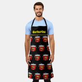 クロックスタークロックポット料理カスタムエプロン エプロン (着用した状態)