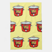 クロックスタークロックポット料理 キッチンタオル (縦)