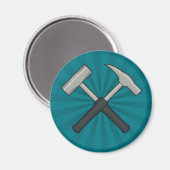 クロックスロックハンマーと日が差すこと マグネット (正面/裏面)