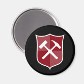 クロックスロックハンマーシールド マグネット (正面/裏面)