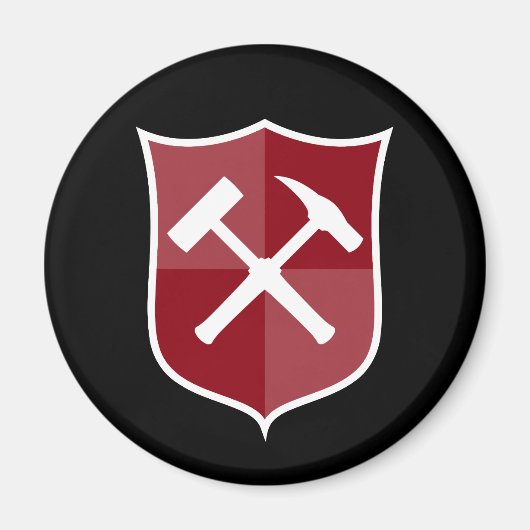 クロックスロックハンマーシールド マグネット (正面)