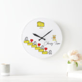 クロックチーズラブ  ラージ壁時計 (ホーム)