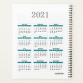 クロックデザインのデイリー planner - HAMbWG プランナー手帳 (裏面)