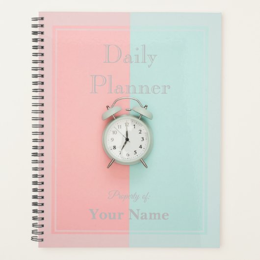 クロックデザインのデイリー planner - HAMbWG プランナー手帳 (正面)