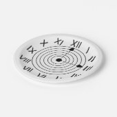 クロックパーティー ペーパープレート (アングル)