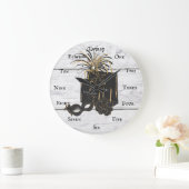 クロックマスカレードショッピングスフリー ラージ壁時計 (ホーム)