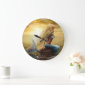 クロックマーメイドファンタジー ラージ壁時計 (ホーム)