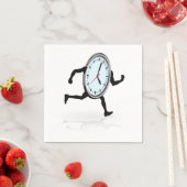 クロックランニング紙ナプキンス スタンダードカクテルナプキン (インサイチュ)