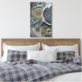 クロック機構 キャンバスプリント (インサイチュ (寝室))