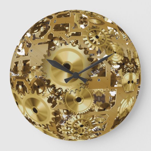 クロック機構 ラージ壁時計 (正面)