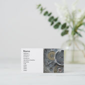 クロック機構 名刺 (スタンド正面)