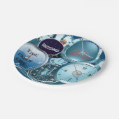 クロック退職したガロール：.楽しむ.. ペーパープレート (アングル)