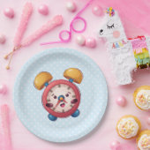 クロック頭が切れるコレクション – ブルー紙プレート ペーパープレート (パーティー)