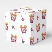 クロック頭が切れるコレクション – 白 フェイバーボックス (正面サイド)