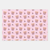 クロック頭が切れる収集 ラッピングペーパーシート (正面2)