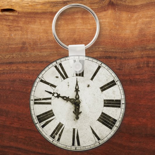 クロック顔 キーホルダー (正面)