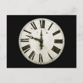 クロック顔 ポストカード (正面)