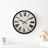クロック顔 ラージ壁時計 (ホーム)