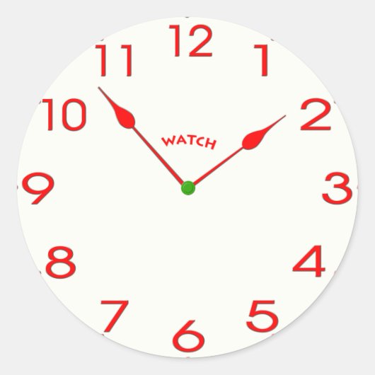 クロック顔_02 ラウンドシール (正面)