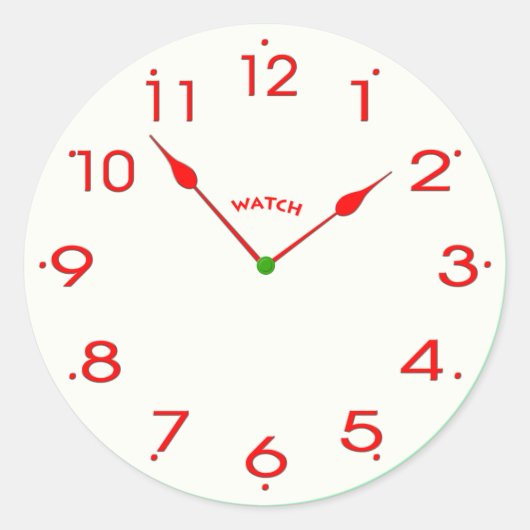 クロック顔_02 ラウンドシール (正面)