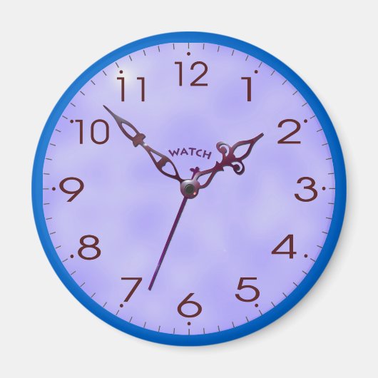 クロック顔_03 マグネット (正面)