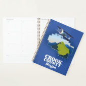 クロック・カウンティ・オレゴンの地図 プランナー手帳 (ディスプレー)