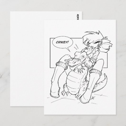 クロック・ハガー ポストカード (正面/裏面)